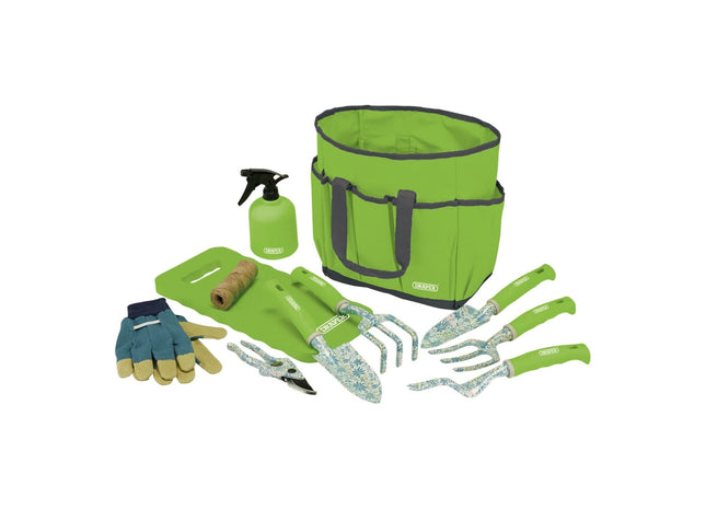 Draper Garden Tool Set with Floral Pattern (11 Piece) 08999 Draper - Town Tools 