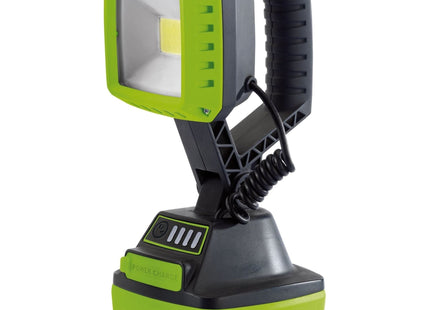 Draper COB LED Rechargeable Worklight, 10W, 1,000 Lumens, Green, 4 x 2.2Ah Batte Draper - Town Tools 
