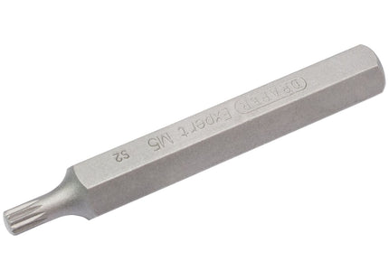 Draper M5 x 75mm Spline 10mm Insert Bit for Mechanic's Bit Sets 33344 Draper - Town Tools 