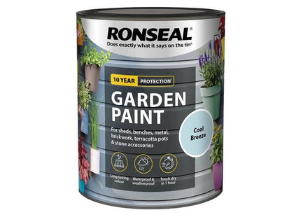 Ronseal Garden Paint Cool Breeze 750ml Ronseal - RockBottom Nothampton