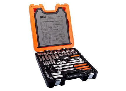Bahco S103 1/4in &1/2in Dynamic Drive Socket & Spanner Set, 103 Piece Bahco - RockBottom Northampton