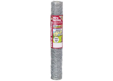Gardman Galvanised Wire Netting 50mm² Hexagon, 10 x 0.6m Gardman - RockBottom Northampton