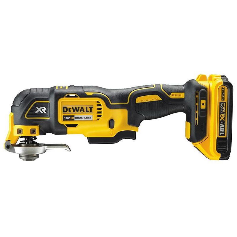 Dewalt Power Tools DCS355D1 XR Brushless Oscillating Multi-Tool 18V 1 x 2.0Ah Li-ion DeWALT Power Tools - RockBottom Northampton