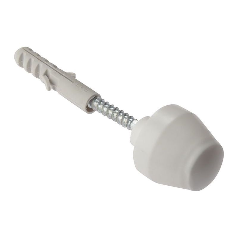 Forgefix Sanitary Ware Fixing White Cap M8 x 100mm 1 Pair ForgeFix - RockBottom Northampton