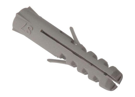 Forgefix Nylon Wall Plug Rimless M6 x 30mm Bag 100 ForgeFix - RockBottom Northampton