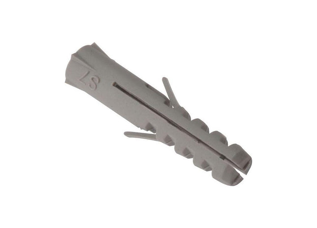 Forgefix Nylon Wall Plug Rimless M6 x 30mm Bag 100 ForgeFix - RockBottom Northampton