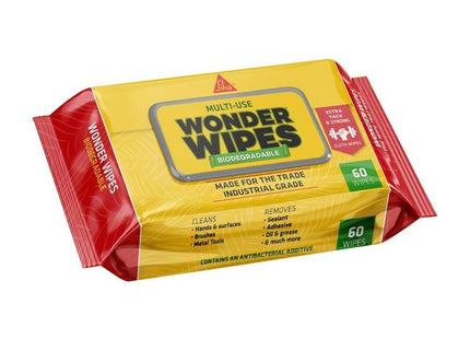 Everbuild Sika Wonder Wipes Biodegradable (60) Everbuild Sika - RockBottom Northamptin