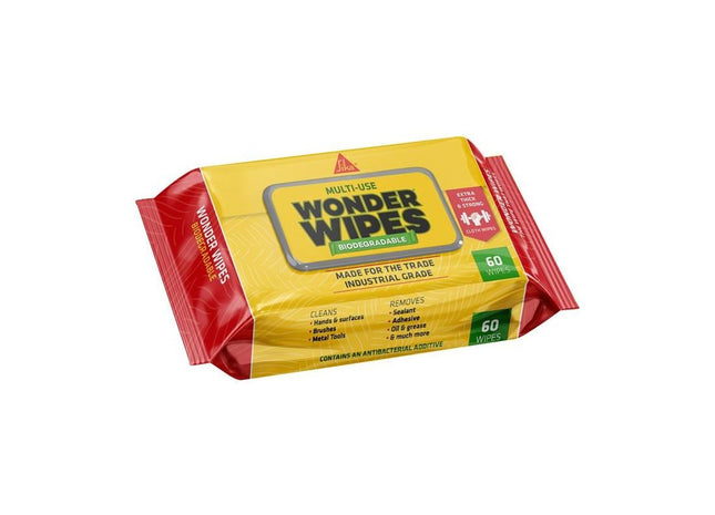 Everbuild Sika Wonder Wipes Biodegradable (60) Everbuild Sika - RockBottom Northamptin