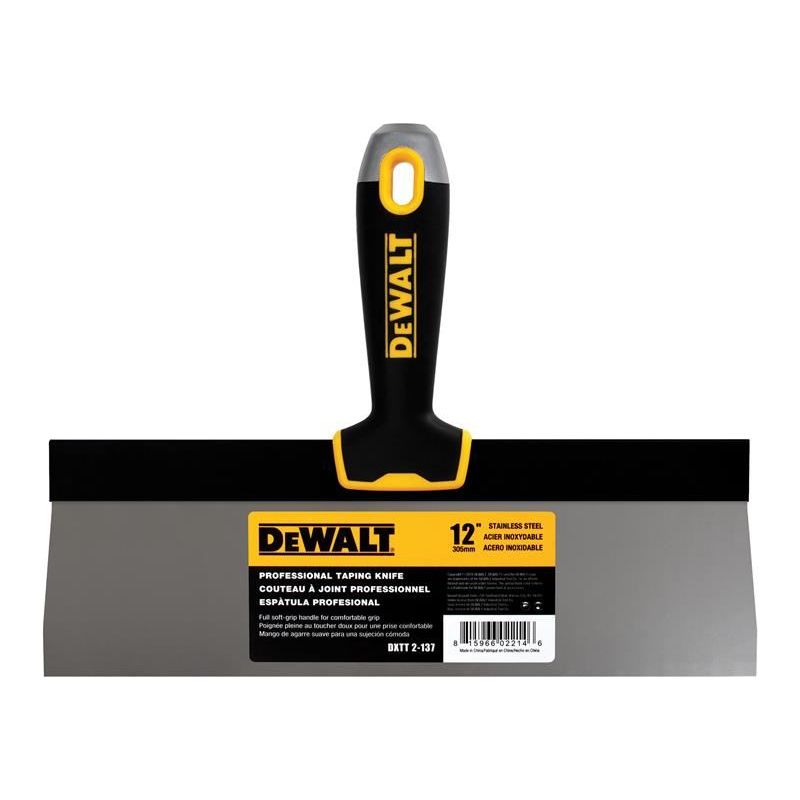 Dewalt Drywall Soft Grip Taping Knife 300mm (12in) DEWALT Drywall - RockBottom Northampton