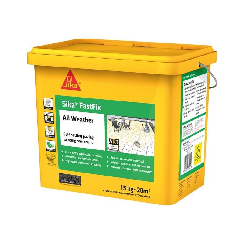 Everbuild Sika Sika® FastFix All Weather Flint 15kg Everbuild Sika - RockBottom Northamptin