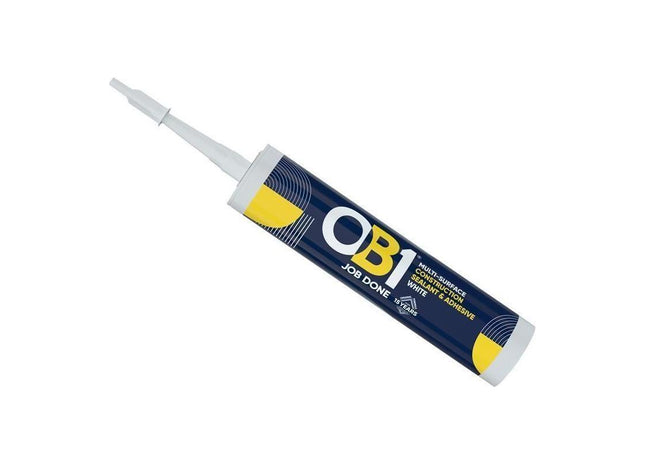 Ob1® Hybrid Sealant & Adhesive White 290ml OB1® - RockBottom Nothampton