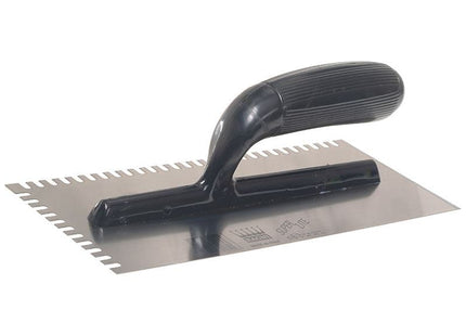 Ragni R231 Mastic Trowel U Notches Edge Plastic Handle 11 x 4.3/4in Ragni - RockBottom Nothampton