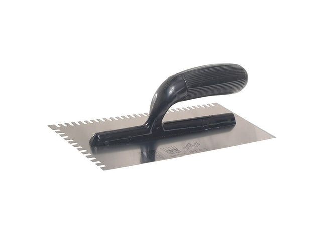 Ragni R231 Mastic Trowel U Notches Edge Plastic Handle 11 x 4.3/4in Ragni - RockBottom Nothampton