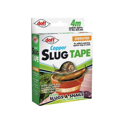 Doff Slug & Snail Adhesive Copper Tape 4m DOFF - RockBottom Northampton