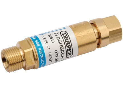 Draper In-Line Oxygen Flashback Arrestor 35019 Draper - Town Tools 