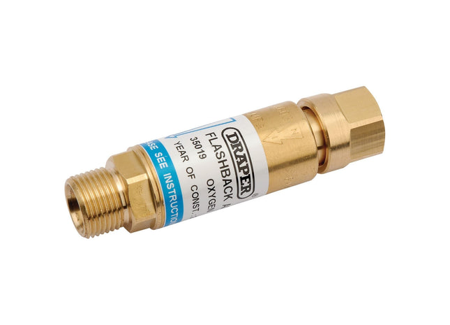 Draper In-Line Oxygen Flashback Arrestor 35019 Draper - Town Tools 
