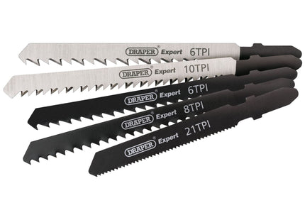 Draper Assorted Jigsaw Blade Set (5 Piece) 81734 Draper - Town Tools 