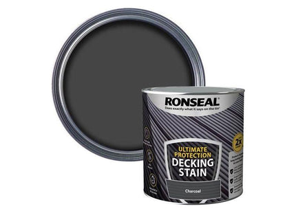 Ronseal Ultimate Protection Decking Stain Charcoal 2.5 litre Ronseal - RockBottom Nothampton
