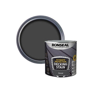 Ronseal Ultimate Protection Decking Stain Charcoal 2.5 litre Ronseal - RockBottom Nothampton