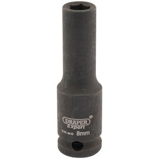 Draper Expert HI-TORQ 6 Point Deep Impact Socket, 3/8" Sq. Dr., 8mm Draper - Town Tools 