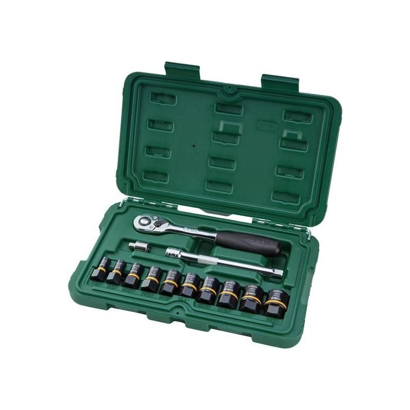 Sata Tools 1/4in & 3/8in BoltBiter Set, 13 Piece SATA Tools - RockBottom Nothampton