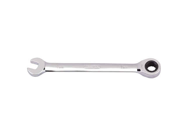 Draper Metric Ratcheting Combination Spanner, 7mm 31004 Draper - Town Tools 