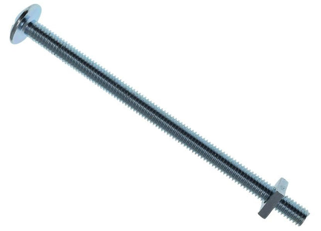 METALMATE Roofing Bolt & Nut ZP M6 x 100mm (Box 25) METALMATE� - RockBottom Northampton