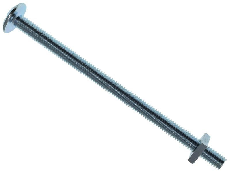 METALMATE Roofing Bolt & Nut ZP M6 x 100mm (Box 25) METALMATE� - RockBottom Northampton