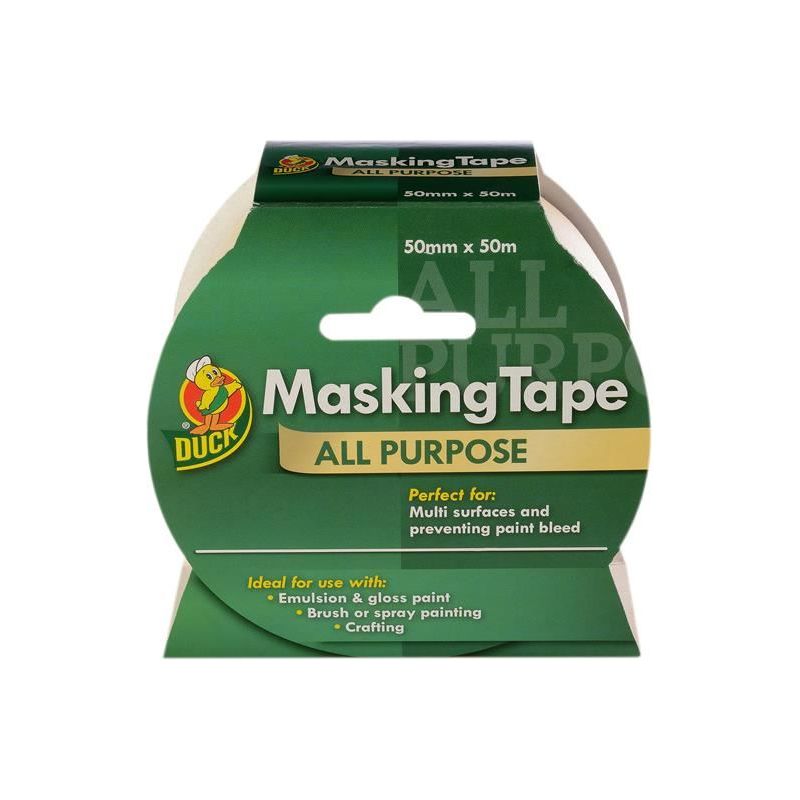 Shurtape Duck Tape® All-Purpose Masking Tape 50mm x 50m Shurtape - RockBottom Nothampton