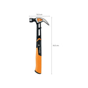 Fiskars IsoCore Curved Finishing Hammer 450g (16oz) Fiskars - RockBottom Northampton