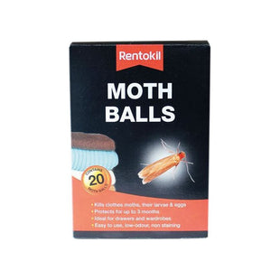 Rentokil Moth Balls (Pack 20) Rentokil - RockBottom Nothampton