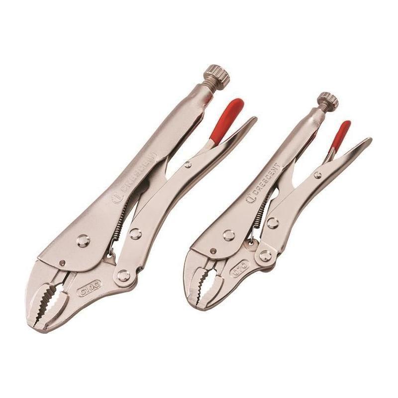 Crescent® Curved Jaw Locking Pliers with Wire Cutter Set, 2 Piece Crescent® - RockBottom Northampton