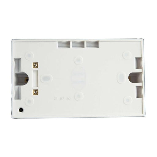 Dencon Pattress Box with Earth 2-Gang 45mm Dencon - RockBottom Northampton