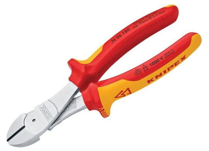 Knipex VDE High Leverage Diagonal Cutter 180mm Knipex - RockBottom Northampton