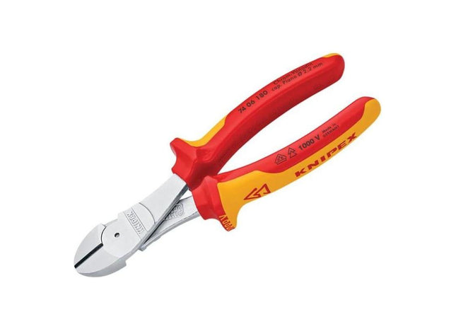 Knipex VDE High Leverage Diagonal Cutter 180mm Knipex - RockBottom Northampton
