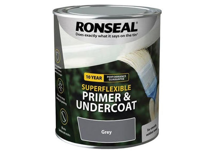 Ronseal Superflexible Primer & Undercoat Grey 750ml Ronseal - RockBottom Nothampton