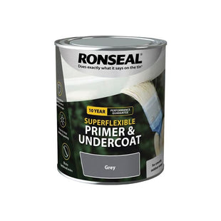 Ronseal Superflexible Primer & Undercoat Grey 750ml Ronseal - RockBottom Nothampton