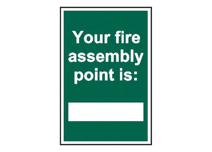 Scan Your Fire Assembly Point is - PVC Sign 200 x 300mm Scan - RockBottom Nothampton
