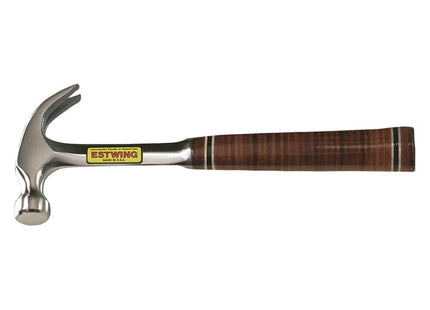 Draper Estwing E12C Curved Claw Hammer with Leather Grip, 12oz/336g Draper - Town Tools