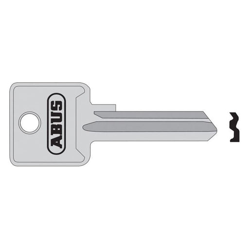 Abus Mechanical 85/50 50mm +60 Left Hand Key Blank ABUS Mechanical - RockBottom Northampton 