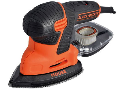 Black + Decker KA2500K-GB Compact Mouse® Sander 120W 240V BLACK + DECKER - RockBottom Northampton