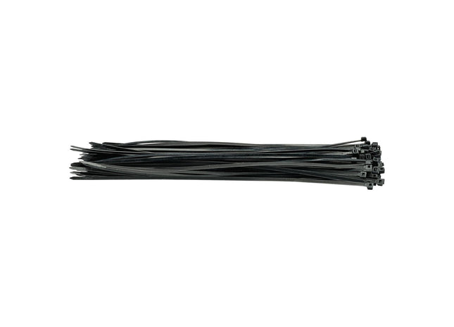 Draper Cable Ties, 4.8 x 400mm, Black (Pack of 100) 70400 Draper - Town Tools 