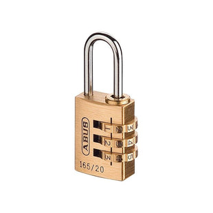 Abus Mechanical 165/20 20mm Solid Brass Body Combination Padlock (3-Digit) Carded ABUS Mechanical - RockBottom Northampton 