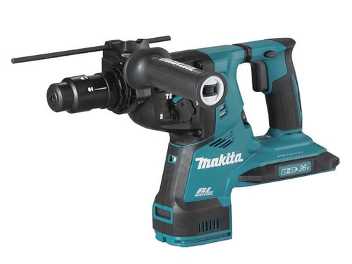 Makita DHR281ZJ BL LXT Rotary Hammer + QCC 36V (2 x 18V) Bare Unit Makita - RockBottom Northampton 