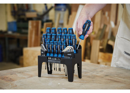 Draper Soft Grip Screwdriver, Hex. Key and Bit Set (44 Piece) 81294 Draper - Town Tools 