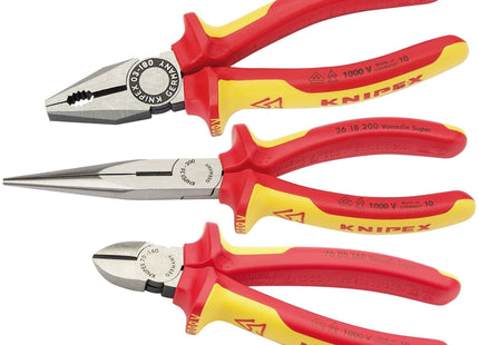 Draper Knipex 00 20 12 VDE Plier Assembly Pack (3 Piece) 44948 Draper - Town Tools 