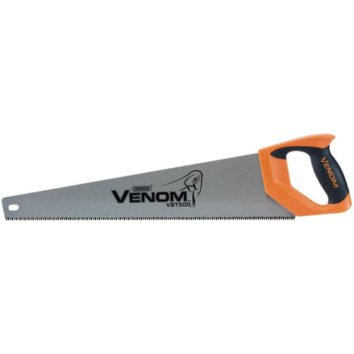Draper Venom First Fix Triple Ground Handsaw, 500mm, 7tpi/8ppi Draper - Town Tools 