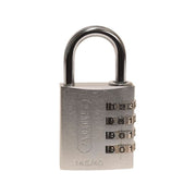 Abus Mechanical 145/40 40mm Aluminium Combination Padlock Silver 49543 ABUS Mechanical - RockBottom Northampton 