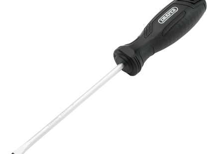 Draper Slotted Hard Grip Screwdriver, 5.5 x 125mm Draper - Town Tools
