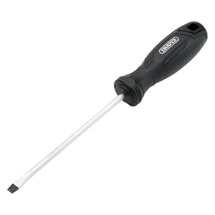 Draper Slotted Hard Grip Screwdriver, 5.5 x 125mm Draper - Town Tools